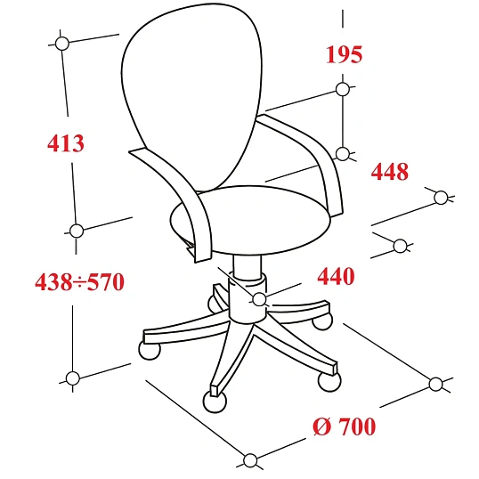 Кресло МТ_Sit Well M4-192K - Extra /Ach46/Wm12/K15cL(M09.B23.G18.W01)/Черн