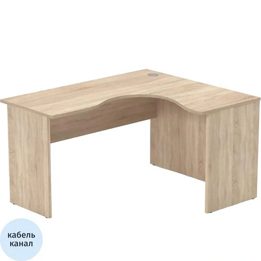 Стол Easy One правый (884,885) дуб сонома Ш1400 Г1200