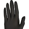 Перчатки нитрил., н/с, н/о,4г./шт,черн.FOXY-GLOVES XS 50пар/уп ШК4167