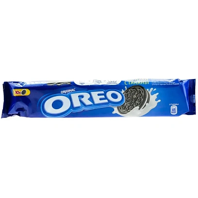 Печенье OREO с какао и начинкой с ванильным вкусом, 95гх28шт/уп