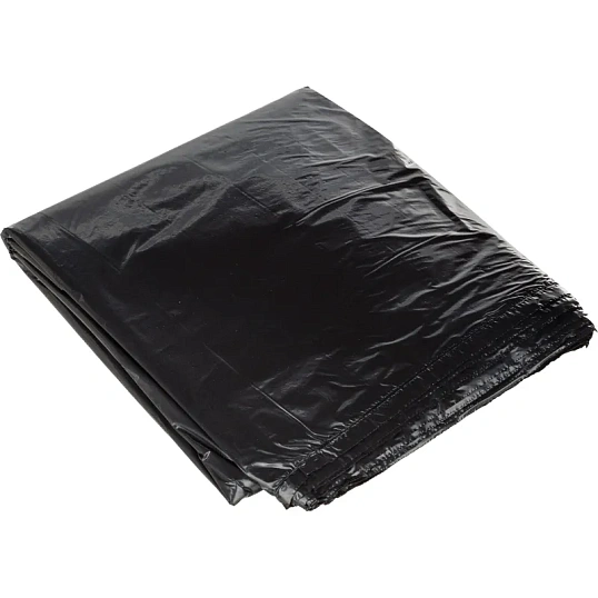 Мешки для мусора ПВД с ручками 20мкм 20шт/рул черные 54x70см 60л