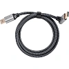 Кабель соединит DP-DP 2.1V 16K@60Hz R-Angle 1м медь Telecom  <TCG752-1M