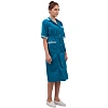 Халат для горничных и уборщиц у01-ХЛ кор.рук бирюз(р.40-42)158-164