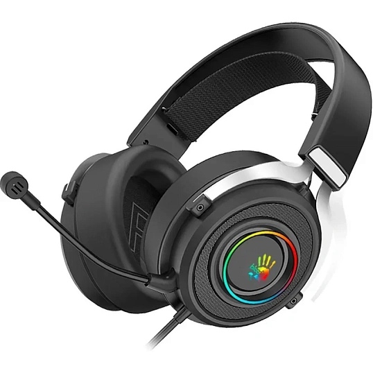 Гарнитура A4Tech Bloody (G535P 4PIN+USB/BLACK+SILVER) черн/сер. 2м мониторн