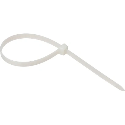 Хомут стяжка нейлоновая TOPFORT 8х300 (7,6х300 мм) белый 100 шт/уп