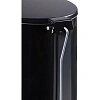 Ведро мусорное с педалью 20л стальное, черное, 250х400мм