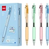 Ручка шариковая автомат. Deli LINEUM EQ150C-BL,пул.нак 0,7,син.гибрид,в асс