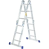 Лестница шарнирная алюминиевая 4х3 ступени Комус    