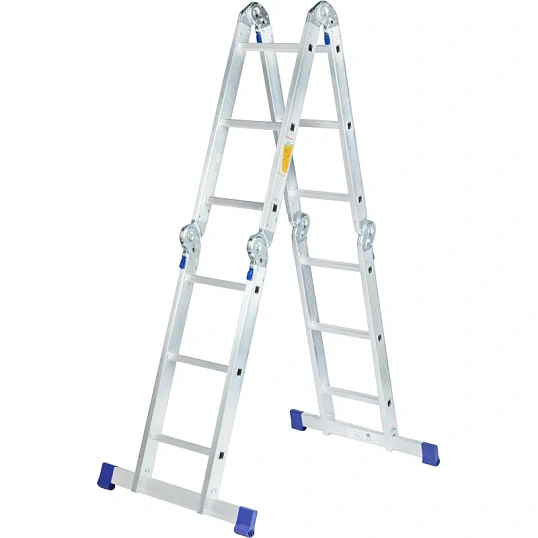 Лестница шарнирная алюминиевая 4х3 ступени Комус    