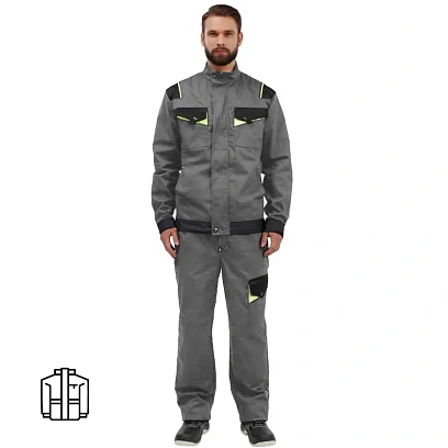 Куртка летняя муж. л27-КУ св-сер/сер 48-50/170-176