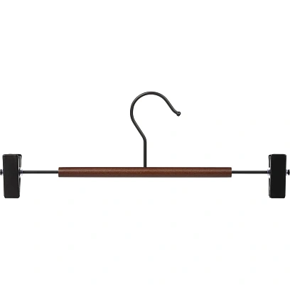 Вешалка WW_Комус Мебель MH011 с метал. заж., юб/бр, метал/бук,320 мм