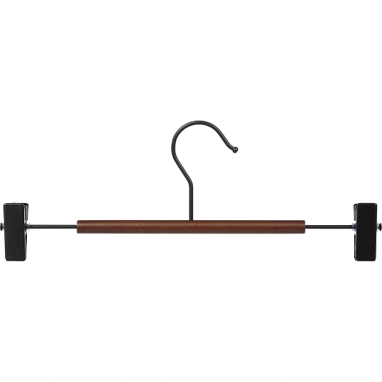 Вешалка WW_Комус Мебель MH011 с метал. заж., юб/бр, метал/бук,320 мм