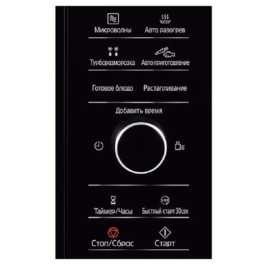 Микроволновая печь Panasonic NN-SD38HSZPE, 23 л., 1000ВТ, инверт., чер