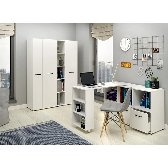 Стол компьютерный IN Homeoffice трасформер 1369x420x758 Белый