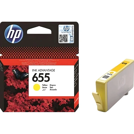 Картридж струйный HP 655 CZ112AE жел. для DJ Ink Advantage 3525/4625/5525