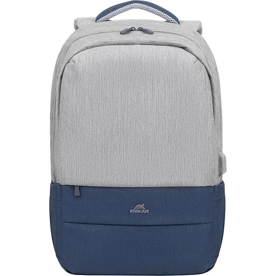 Рюкзак для ноутбука RIVACASE 7567 grey/dark blue 17.3/6