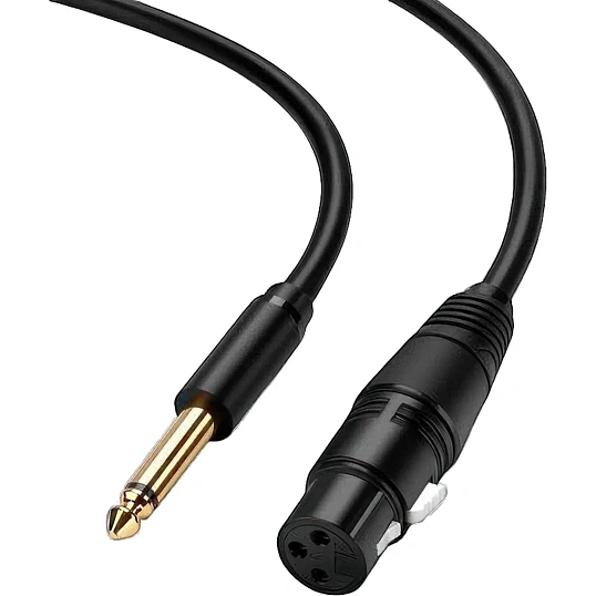 Кабель Ugreen AV131 (20719) 6.35 Male To XLR Female Cable, 2м