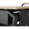 Стол офисный Kobor TB-100/60 1000x600x750 Черный муар/Дуб натуральный