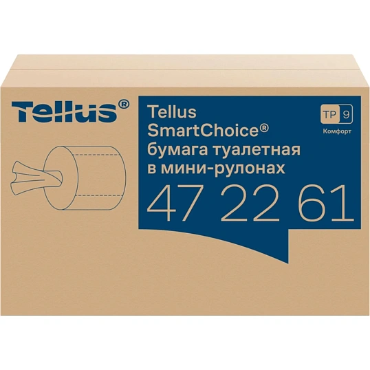 Бумага туалетная Торк/Tellus SmartOne/SmartChoice Комфорт2сл12рул/уп_472261