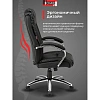 Кресло BN_Dt_EChair-561 TR рец. кожа черная, хром