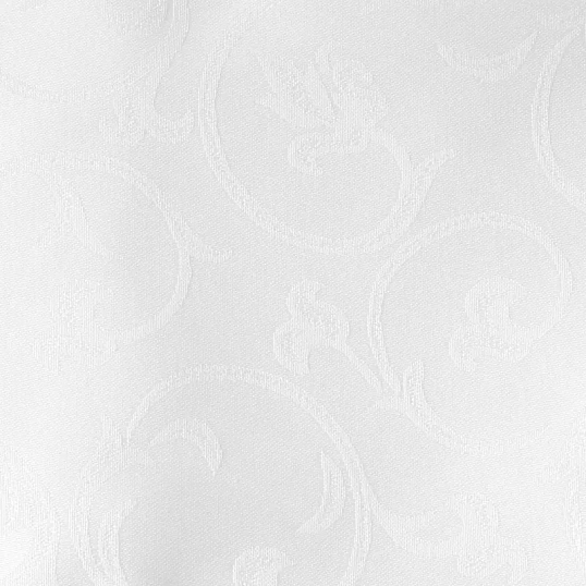 Скатерть Luscan Журавинка 145х180см (88%ПЭ, 12%хлопок) рис веточка, белый