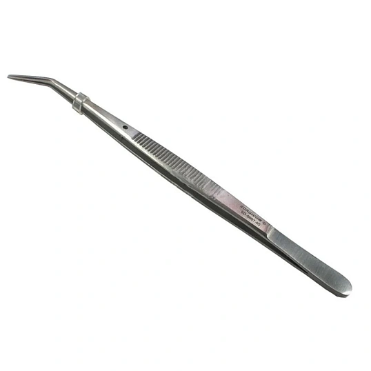 Пинцет зубной изогнутый, 150х1мм, SD-0007-05
