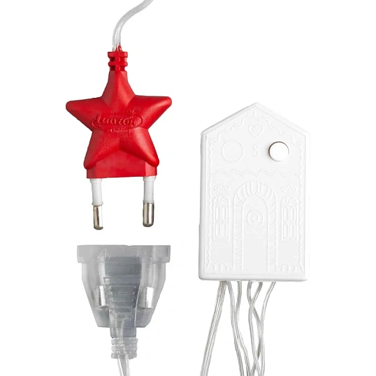 Гирлянда светодиодная Бахрома 3 х 0.5 м , IP20,80 LED, бел, 8 реж, 3556845
