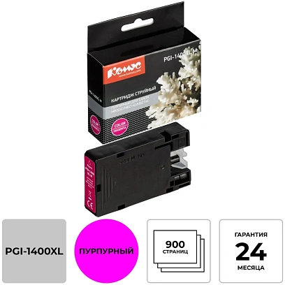 Картридж струйный Комус PGI-1400XL M пур.для Canon MB2040/MB2140/MB2740