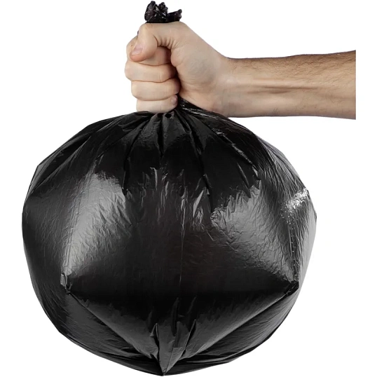 Мешки для мусора ПНД 30л  50шт/рул черные 48х57,5см Элементари ЕЛР30-50/20