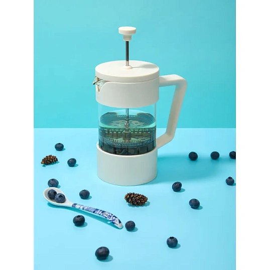 Френч-пресс 600 мл. Ареналь ПП, боросиликатное стекло, нерж сталь