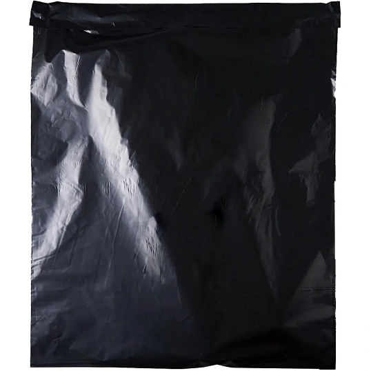 Корд курьерский пакет,без печати,без кармана,черн.,500х600+40,40мкм,50шт/уп