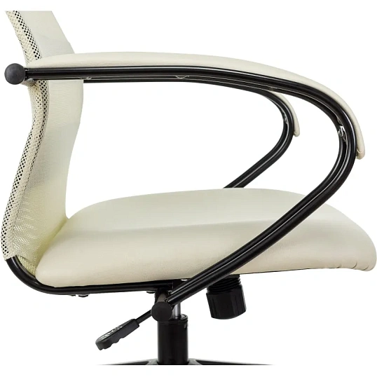 Кресло VB_EChair-655 TPU_BG сетка/экокожа бежевый пластик