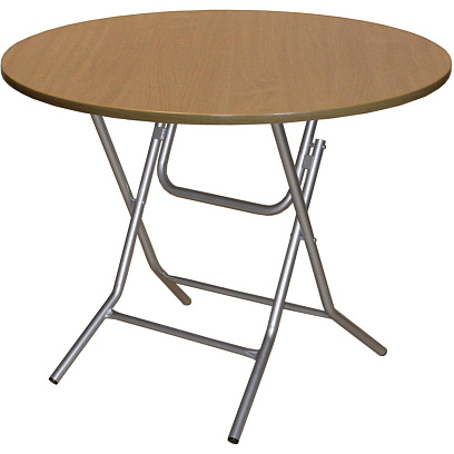 Стол обеденный Ривьера (Ф800), П1.66.15, h750, металлик, бук 255