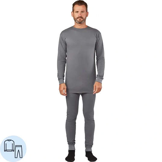 Белье нательное трикотаж летнее цв.серый (р.48-50)р.182-188