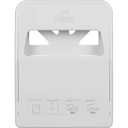 Диспенсер для покрытий на унитаз Luscan Prof Etalon белый 1/4