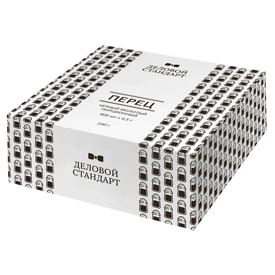 Перец порционный Деловой стандар в стиках по 0,3 г (800шт/уп)(уп с печатью)