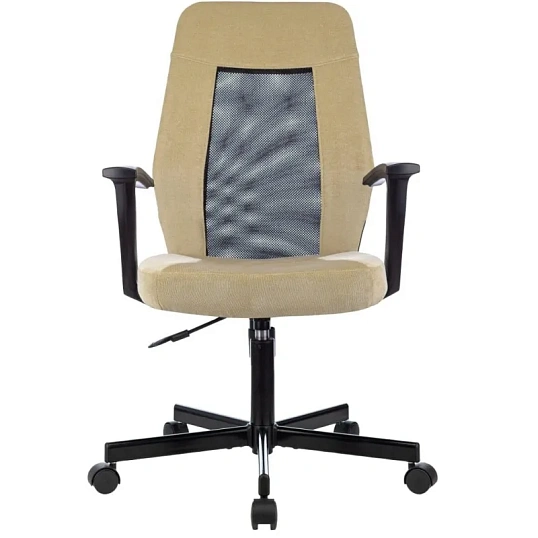 Кресло VB_EChair 225 PTW беж/черн Light-21 сетка/ткань металл