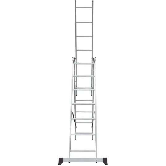 Лестница ал. трёхсекционная Новая Высота NV 1230, 3х7 перекл 1230307