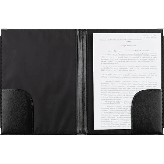 Папка адресная из кож/зам Attache № 165 черн. Россия