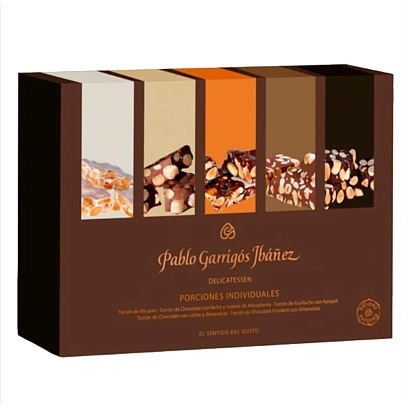 Конфеты PABLO GARRIGOS ассорти турронов  IBANEZ 5 видов в подар.кор,170г
