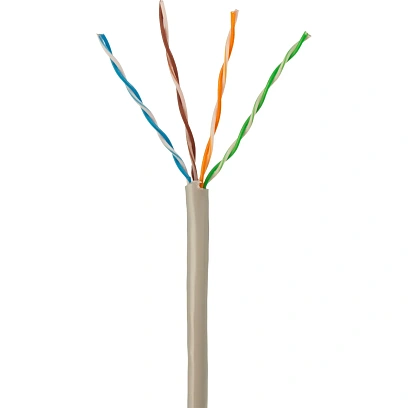 Кабель BigTech BT-CECR-002 медь UTP 4 пары, кат.5e AWG24 PVC 100м сер