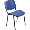 Стул UA_EChair Rio(ИЗО/ISO) черный, к/з синий  V-15