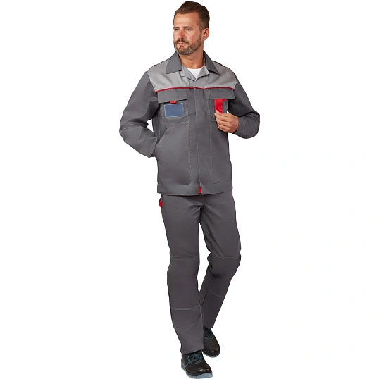 Костюм летний муж л10-КБР т-сер/сер(р.60-62)158-164(серия л)ЧЛБ