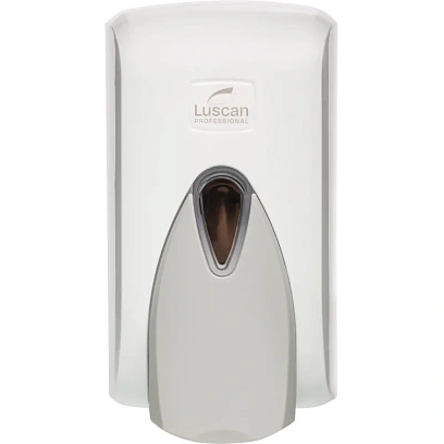 Дозатор для жидкого мыла Luscan Professional 500мл, бело-серый пластик