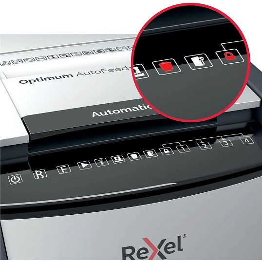 Шредер (уничтожитель) Rexel Optimum AutoFeed+ 150X, 4 ур.секр.,150л,44л