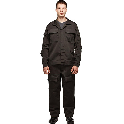 Костюм охранника ло32-КБР черный (48-50) 182-188