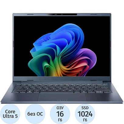 Ноутбук Acer (NX.JNBCD.007) Ultra 5-226V/16Gb/1Tb SSD/14/noOS