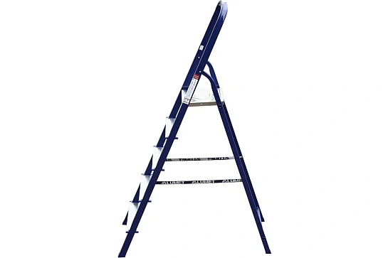 Стремянка стальная окрашенная с алюминиевыми ступенями 5 ст. арт M8405