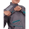 Костюм лет жен ГАЛАКТИКА КПК (Кос501) сер/бирюз  (88-92, 170-176)