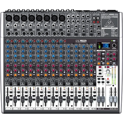 Микшерный пульт Behringer X2222USB, 16 кан, DSP FX, USB, 8 компрессоров